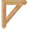 Ekena Millwork Traditional Arts & Crafts Rough Sawn Bracket, Western Red Cedar, 6"W x 34"D x 38"H BKT06X34X38TRA03RWR - alternate 4